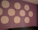 Damask Wall Pattern  Art Stickers